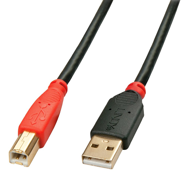 Lindy USB 2.0 Active Cable - Type A to B